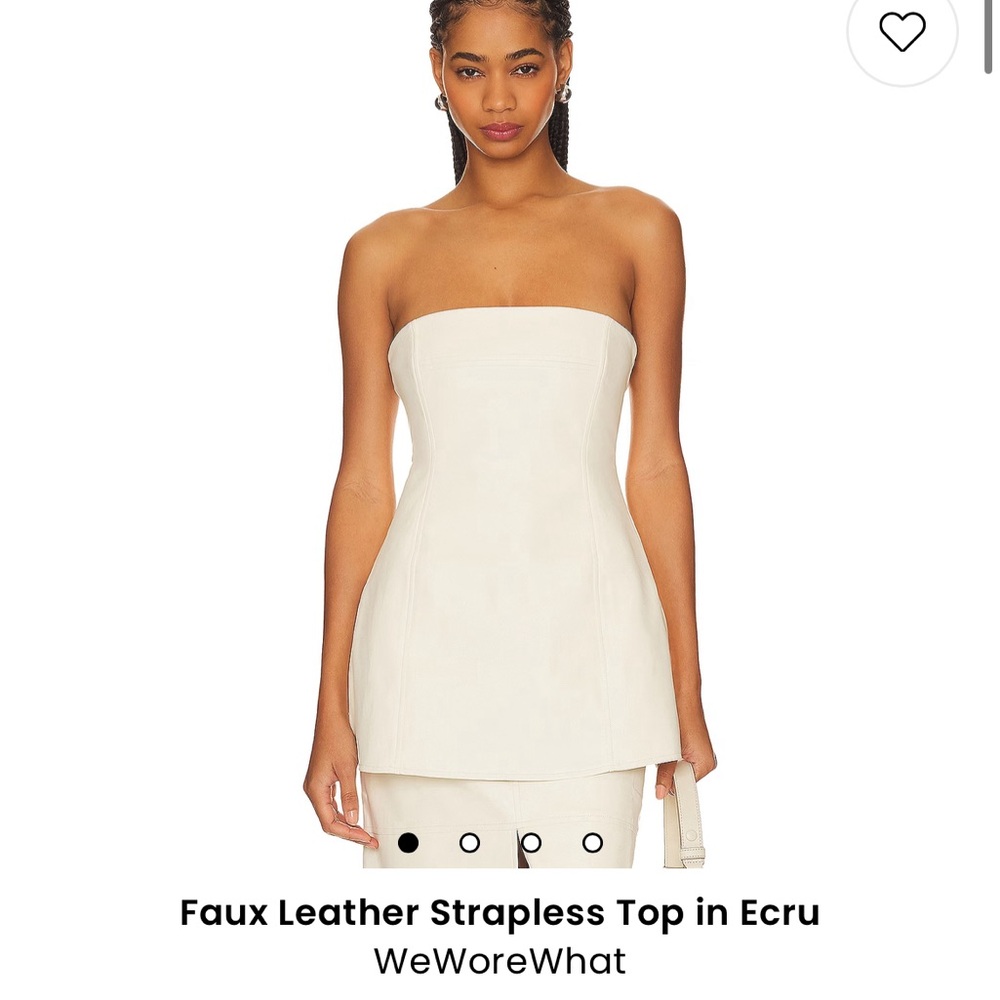We wore what leather corset top
